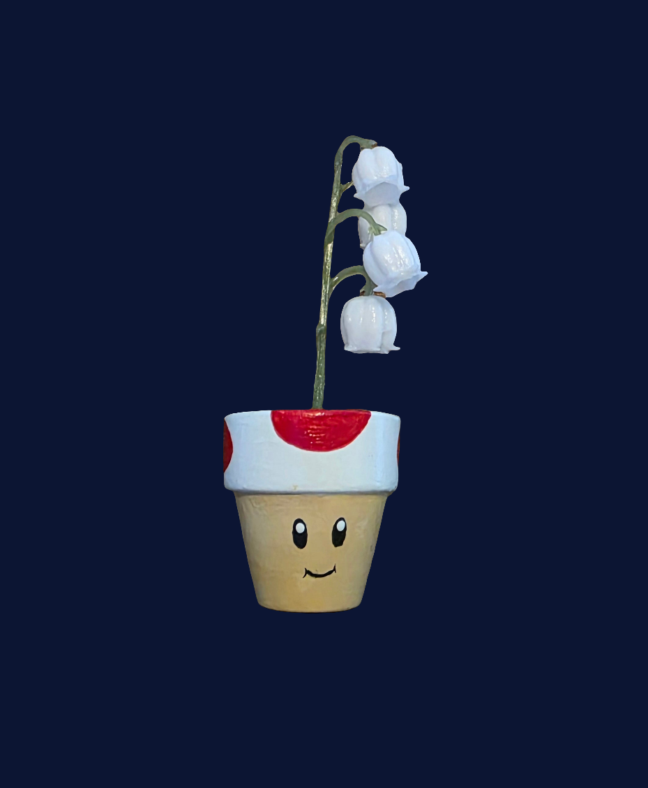 Gamer Mushroom - Mini Flower Pot